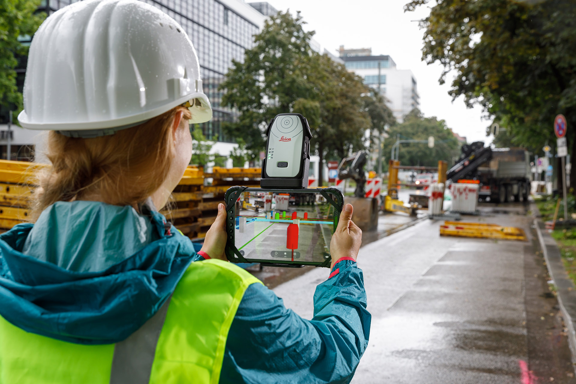 vGIS Leica GNSS high-accuracy augmented reality solution