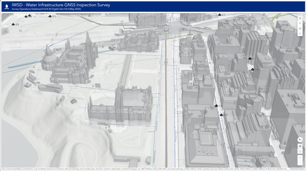 City of Ottawa Canada with vSite and Digital Twin